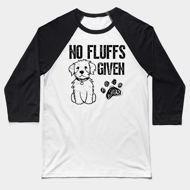 Australian Shepherd No Fluffs Given Dog Mom Dad Funny Baseball T-Shirt by click2print